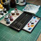 The Black Mantle Brush Box - Grey